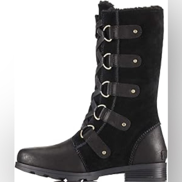 Sorel Shoes - Sorel Emelie Lace Boots,‎ Black, 7.5